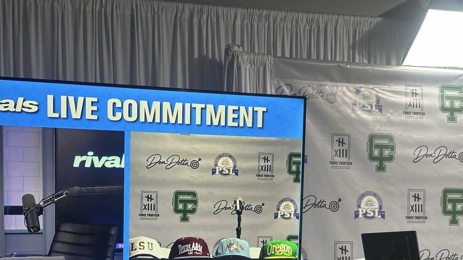 One of the nation's top quarterbacks made room for a Division II school at his commitment ceremony alongside LSU, Oregon and Texas A&M (Featured)