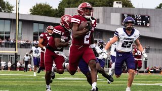 Three games in, UMass has already hit the over on its preseason win total (UMass Football). Photo by UMass Athletics