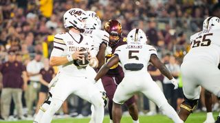Texas State loses an assistant coach (Texas State Football Coaching Staff). Photo by IMAGN IMAGES via Reuters Connect