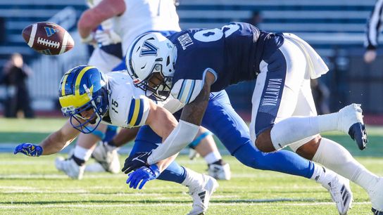 Villanova becomes latest CAA founding member to leave for Patriot League. Photo by William Bretzger/Delaware News Journal / USA TODAY NETWORK via Imagn Images
